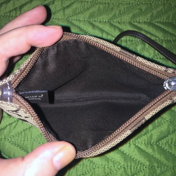 Coach Signature Wristlet - Picture 3 of 8